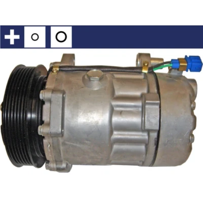 Imagen de MAHLE ORIGINAL ACP 1017 000S Compresor de Aire Acondicionado SD7V16 12 PAG 46 R 134 a con junta anular VOLKSWAGEN: Transporter 4 Bus,