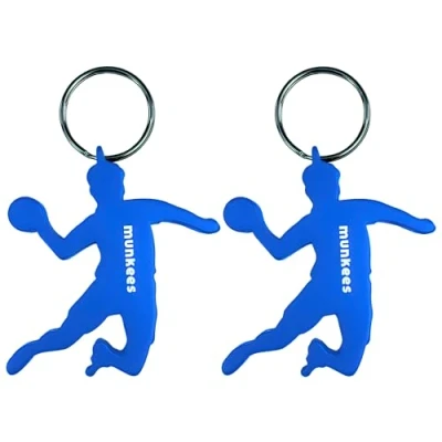 Imagen de munkees Llavero de balonmano I colgante abrebotellas integrado, 2 X Azul, Talla única