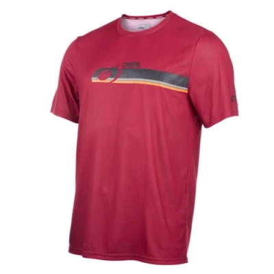 Imagen de O&#039;Neal Camisa Mountain Bike MTB DH Downhill FR Freeride Material Transpirable, Secado rápido, Antibacteriano Slickrock Jersey V.22 Adulto Rojo Talla L