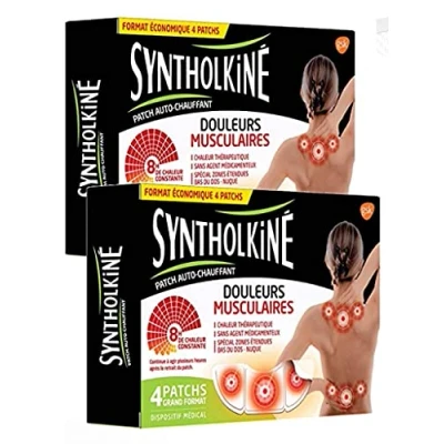 Imagen de Syntholkine Heating Patches Extended Zones Boxes of 4 by SyntholKin