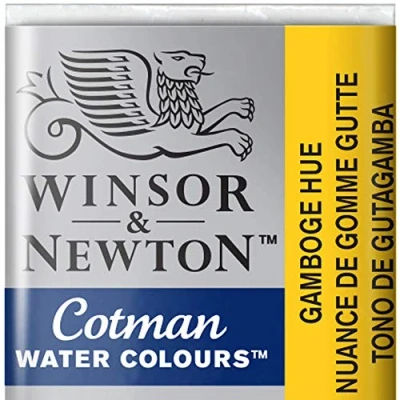 Imagen de Winsor &amp; Newton Cotman Acuarela En Pastilla, Tono De Gutagamba, 1,9x1,6x1,1 cm