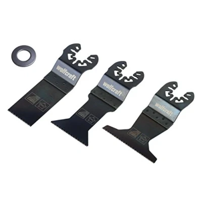 Imagen de wolfcraft Juego de sierra vibratoria para construcción en seco ˮStandardˮ 3 piezas, enganche universal I 8490000