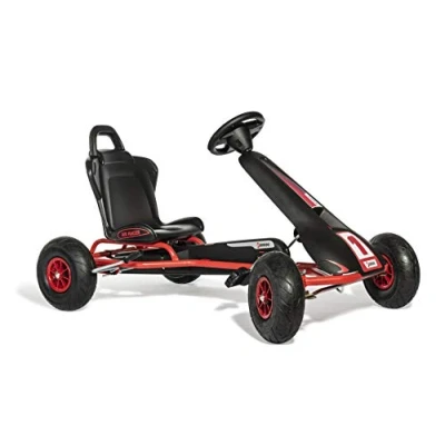 Imagen de ROLLY TOYS Tretfahrzeuge Ferbedo Go AR 8R (Kart en Negro/Rojo con Volante de Sonido y neumáticos Desde Aprox. 5 11 años) 112012, Color, groß