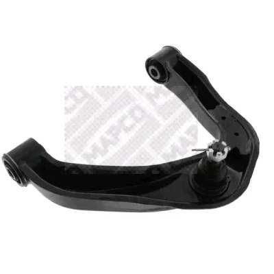 Imagen de MAPCO 52595 Barra oscilante, suspensión de ruedas con apoyo caucho Eje delantero, izquierda, arriba Brazo oscilante transversal Chapa acero
