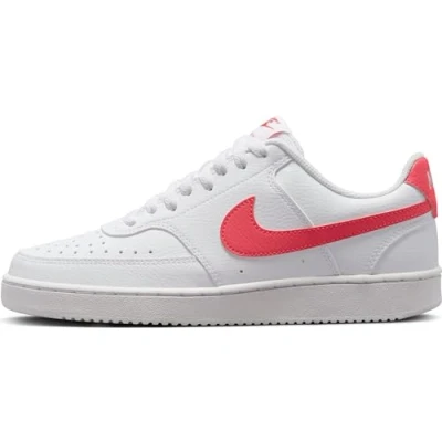 Imagen de NIKE W Court Vision LO NN, Sneaker Mujer, White/Sea Coral Volt Black, 42.5 EU