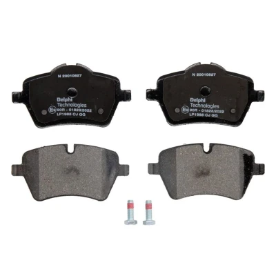 Imagen de DELPHI LP1985 Juego de pastillas freno preparado para indicador desgaste Chapa antichirridos con accesorios MINI: Hatchback, Countryman, Cabrio