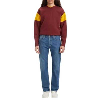 Imagen de Levi&#039;s 501 Original Vaqueros rectos, Talla: 29x32, Medium indigo stonewash