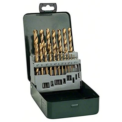 Imagen de Bosch 2607019437 Set con 19 brocas para metal, recubrimiento de titanio