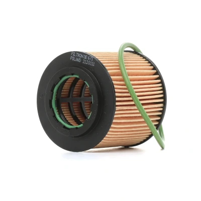 Imagen de FILTRON OE 671 Filtro de aceite Cartucho filtrante VOLKSWAGEN: Polo IV Hatchback, SKODA: Fabia 2, SEAT: Ibiza 3
