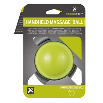 Imagen de TRIGGERPOINT Unisex Bola de masaje mano, portátil, mango ergonómico, tejido profundo, gris y lima, talla única