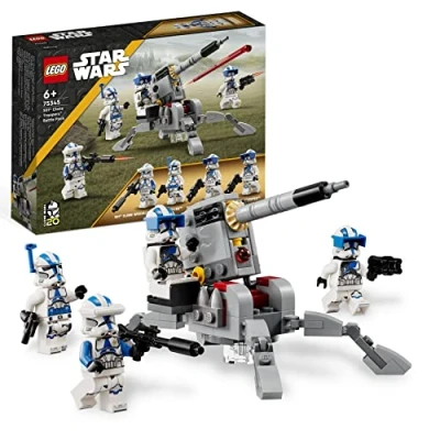 Imagen de Lego Star Wars TM Pack de Combate: Soldados Clon la 501, Juego Batalla, Vehículo AV 7, Juguete Construcción para Niños y Niñas 6 Años o Más con Minifiguras, Guerras 75345