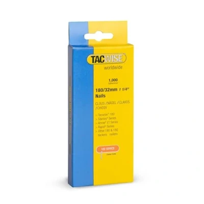 Imagen de TACWISE 0363 Clavos de Tipo 180/32 mm, Metal, 32 Set 1000 Piezas