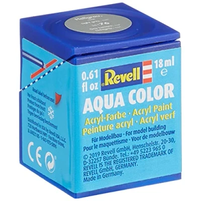 Imagen de Revell 36176 Aqua Color Pintura acrílica Mate (18 ml), Gris Claro