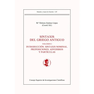 Imagen de Sintaxis Del Griego Antiguo 2Vols: 54 (Manuales y Anejos de Emerita)