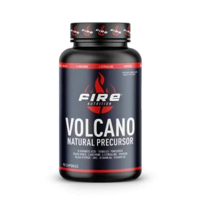 Imagen de Fire Nutrition Volcano Natural Precursor 90 caps Aumenta Niveles de Testosterona DAA/Tribulus/Fenogreco/Maca Negra/Arginina/Citrulina/Ginseng/Pimienta Negra/Zinc/B6/D3