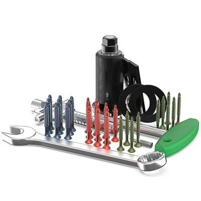 Imagen de MULTIPICK Herramienta para abrir puertas [incl. 30 tornillos] Extractor de cerraduras Ganzuas cerrajeria profesional bombines Kit cerradura Made in Germany