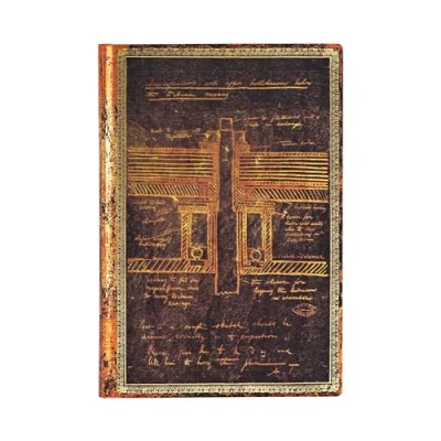 Imagen de Tesla, Sketch of a Turbine Mini Lined Softcover Flexi Journal (Embellished Manuscripts Collection)