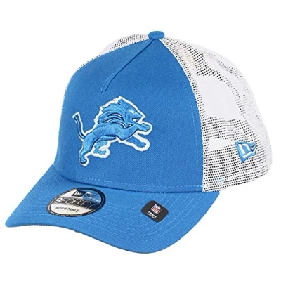 Imagen de New Era Detroit Lions NFL White Mesh Trucker 9Forty A Frame Cap One Size