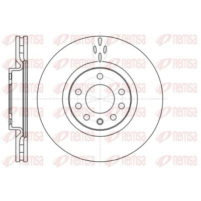 Imagen de REMSA 61017.10 Disco de freno Eje delantero 305, 305 28 5 ventilado FIAT: Croma II Familiar