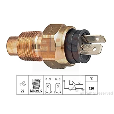 Imagen de EPS 1.830.509 Sensor de Temperatura del Refrigerante Made in Italy OE Equivalent LANCIA: DELTA 1, Y, Dedra Berlina, ALFA ROMEO: 156 Spider