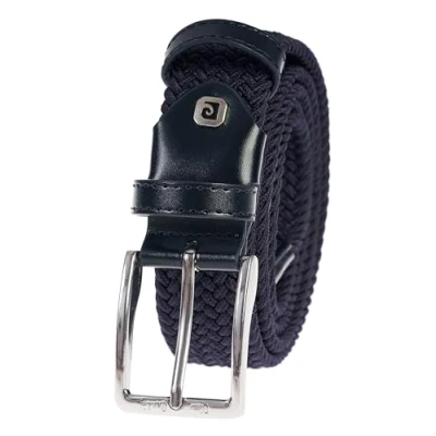 Imagen de Pierre Cardin Cinturón de hombre, trenzado, elástico, cuero, para hombres, mujeres, niños, acortable, regalo, cinturón, elástico tejido, ante, ante