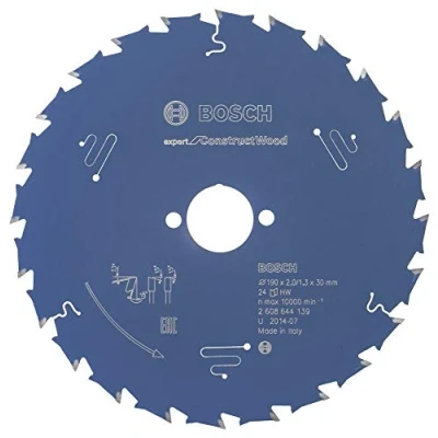 Imagen de Bosch Professional 2608644139 Disco de sierra circular CSB Expert ConstructWood: 190x30x24D