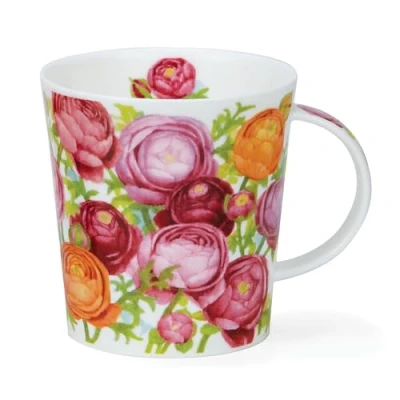 Imagen de DUNOON flora bonita Taza con forma de lomond (0,32 L), diseño