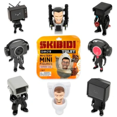 Imagen de SKIBIDI TOILET Mystery Figures Figuras coleccionables, Producto Oficial Merch, 1 Figura