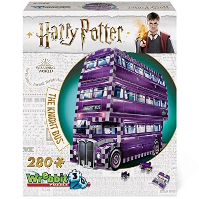 Imagen de WREBBIT3D , Harry Potter: Knight Bus (280pc), 3D Puzzle, Ages 14+