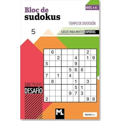 Imagen de BLOC DE SUDOKU DESAFÍO 05 (TIEMPO DIVERSION)