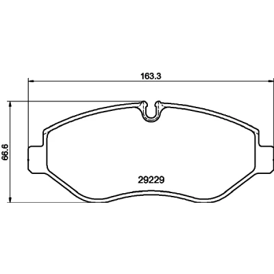 Imagen de HELLA 8DB 355 005 511 Juego de pastillas freno preparado para indicador desgaste con tornillos pinza accesorios
