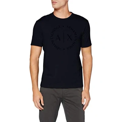 Imagen de Armani Exchange Camiseta para Hombre, Azul (Navy 1510), XL