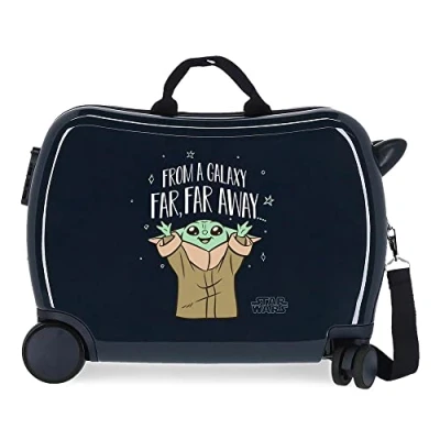 Imagen de Star wars The Child Far Way Maleta Infantil Negro 50x38x20 cms Rígida ABS Cierre de combinación Lateral 34L 1,8 kgs 4 Ruedas Equipaje Mano