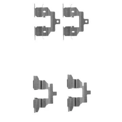 Imagen de HELLA 8DZ 355 203 791 Kit de accesorios, pastillas frenos NISSAN: Qashqai / Qashqai+2 I, X Trail