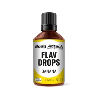 Imagen de Body Attack Flav Drops Saborizantes 50 ml Banana
