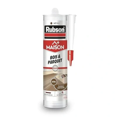 Imagen de Rubson Home — sellador para madera de haya y parquet, acrílico todos los sustratos mampostería, juntas interiores, 280 ml (el embalaje puede variar)