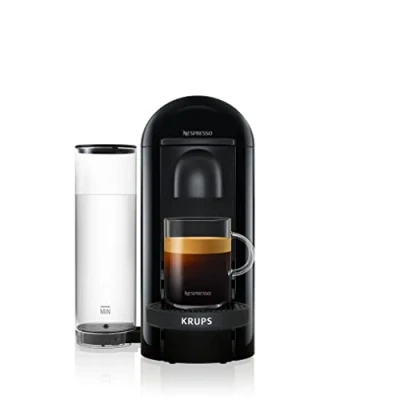 Imagen de Krups Nespresso Vertuo Plus XN9038 Cafetera de cápsulas, café diferentes tamaños, 5 tipos taza, tecnología Centrifusion, calentamiento 40 segundos, 230ml, Negra