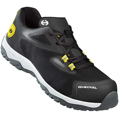 Imagen de Heckel S1p Flexible, Zapatos de Seguridad Hombre, Negro Amarillo, 43 EU