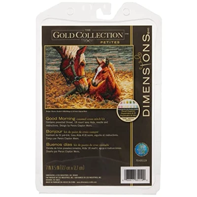 Imagen de Dimensions Oro, Buenos días, Color Dorado, 7&#039;&#039; x 5&#039;&#039; (70 65119)
