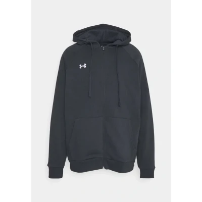 Imagen de Under Armour Rival Hoodie Sudadera con cremallera, Hombre, Talla: Medium, Black/white
