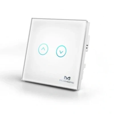Imagen de MCO Home Interruptor de Persianas Inteligente Z Wave con Panel Táctil, Blanco, Caja Conexiones 80 mm, MH C321