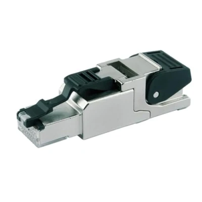 Imagen de Telegärtner MFP8 T568 A Cat.6A Conector (RJ 45, Negro, Plata, 40 85 C)