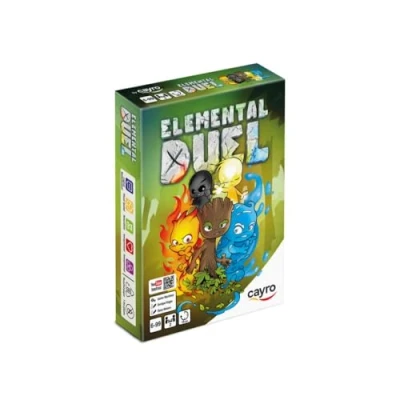 Imagen de Cayro Elemental Duel + 6 Años Juego de Mesa para Niños y Adultos Juega con los Elementos la Naturaleza Cartas 2 Jugadores