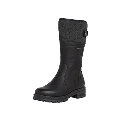 Imagen de Jana 8 26660 29, Botas a la Altura de Rodilla Mujer, Black, 39 EU Ancho