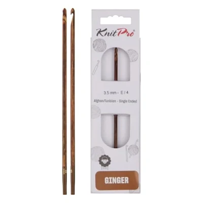 Imagen de KNITPRO Afgano/tunecino: Ganchillo, Madera, Assorted, 3.50mm