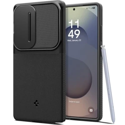 Imagen de Spigen Funda Optik Armor Compatible con Samsung Galaxy S25 Ultra 5G Negro