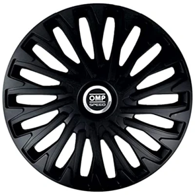 Imagen de OMP SPEED SET 4 TAPACUBOS STINGER NEGRO 16 PULGADAS