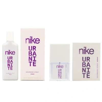 Imagen de NIKE Gourmand Street, Colonia Mujer, Promoción 75 ml + 30 ml, Pack 2 Productos, Perfume Formato Spray, Eau de Toilette Femenina, Aroma Cítrico Amaderado, Fragancia Fresca, Elegante y Duradera