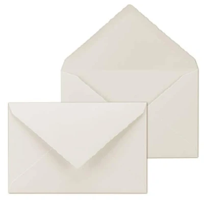 Imagen de DIN C5 Sobres con Onda Interfaz//162 x 229 mm 110 G/M²//Color blanco Mate//nassklebung//Marca de calidad: Gustav neuser//Cantidad descuento, color 50 Umschläge