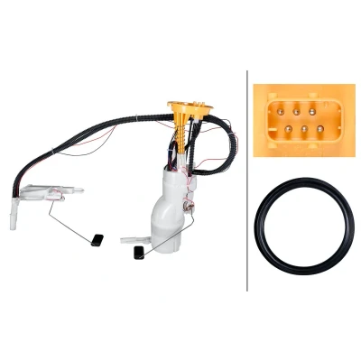 Imagen de HELLA 8TF 358 306 661 Unidad de alimentación combustible con junta, sensor nivel eléctrico Gasóleo